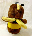 Bumble Bee Stuffed Animal Plush Dakin Nutshell Filled Vintage 1980