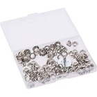 100 Sets Grommets Eyelets  Silver Eyelet Tool  Thickened Metal Eyelet    
