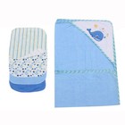 6 Pcs Baby Hooded Towel   Washcloths Soft Absorbent Baby Boy Girl Bath Towel Set