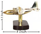 Pure Brass  Home Decorative Airplane - 8 6 5 4 5 Inch