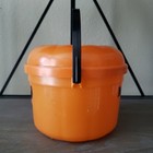 Vintage Halloween Pumpkin Candy Pail Bucket Trick Or Treat Mcdonald s 1986