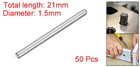 50pcs Dowel Pins M1 5 1 5mm  X 21mm Stainless Steel Shelf Support Peg Pin Rod