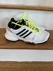 Adidas Barricade Tennis Shoes Men s Size 10 5 Black White Volt