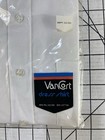 Vintage 60s 70s 80s White Short Sleeve Button Dress Shirt Academia Oxford Nerd