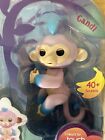 Wowwee Fingerlings Candi Baby Monkey Interactive Pet Pink   Blue Nib