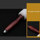 Leather Craft Carving Nylon Hammer Wooden Handle  Hammer Workshop Diy Hand Tool