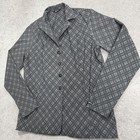 Kerrits Jacket Womens Xl Stretch Competitor Show Coat Gray Geometric Zip Pockets