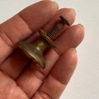 Ornate Hand Cast Brass Antique Knobs Small Provincial
