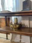Vintage Brass Mongolian Hot Pot   Chinese Fire Pot