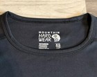 Nwt Mountain Hardwear Women Wicked Tech Long Sleeve Shirt Xs Black Base Layer