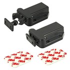 Cabinet Latches push Latch  Rebound Self-locking Device  With Black 2 Pack