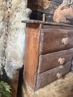Aafa Primitive Old Wooden Apothecary 3 Drawers Early Cabin Goods