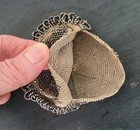 Victorian Crocheted Compact Cover With Steel Cut Beaded Stars-double Sided