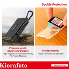 Memory Card Case Holder Storage For 36 Sd Sdhc Sdxc With Transparent Card Holder