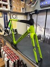  17 Cannondale Super X Carbon Frame fork With Crankset  Seatpost  Headset  Stem