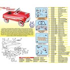Murray   steelcraft Pedal Car Windshield  Plain