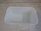  23 Oblong Pyrex White Baking Small Bread loaf Pan Ovenware 0502 Usa Vintage
