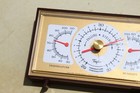 Vintage Taylor Co  Thermometer Barometer Humidity Weather Station Gauge