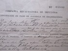 Junin Peru 1916 Tax Collection Stamped Document 