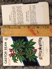 Vegetable Seed Pack Empty Lone Star Vintage 1950 San Antonio Texas Castor Bean