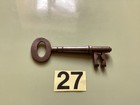 Antique Cast Iron Key For Safe  Strong Box Etc    Excellent Condition    key 27 
