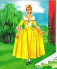 Vintage Uncut 1957 Early American Paper Dolls rare  1 Top Reproduction  1 Seller