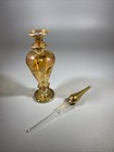       antique Glass Perfume Bottle W stopper 20   s-30   s Art Deco Czech  French  7   