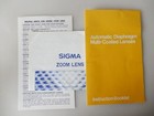 Sigma 75-300mm Zoom Lens  Canon Af Mount  Lens Hood  Manual - Japan Quality