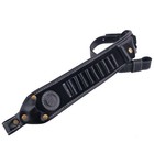 Cow Hide Leather Rifle Sling Gun Strap Black_adjust  308  45 70  30 06 410ga  44