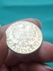 1933 Poland Romuald Traugutt 10 Zlotys Silver Coin    xf Condition   