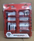 Milwaukee Shockwave Impact Duty 45 Pc Driver Bit Set 48-32-4023 New Sealed