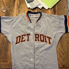 Vtge 1980   s Alan Trammell Road Jersey From Sand-knit With Wrong Uniform Number 