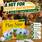 Play Nine Golf Card Game Family Party Fun Strategy Game Kids Adults Ages 8  2-6