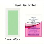 Facial Body Hair Removal Wax Strips Double Sided Depilatory Paper Bikini Leg Arm