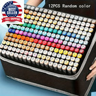 Professional Permanent Sketch Markers     Colored Dual-head Set For Art Illustrati