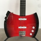 4 String Solid Red Marceline s Axe Electric Bass Guitar Special Shape Fast Ship