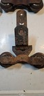 4 Antique Barn Door Rollers Cannon Ball Style With Hangers With Star S3 B3