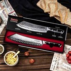 Shujin 9 5-inch Vg-10 Slaughter Knife With Damascus Steel   Granton Edge