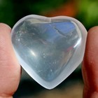 Polished Girasol Quartz Heart From Madagascar  gir64 
