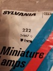 Sylvania 222 Miniature Lamp Light Bulbs Lot Of 10
