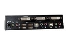 Startech 2 Port Dvi Usb Kvm Switch With Audio Usb 2 0 Hub Sv231dviua Black