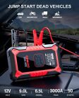 Gooloo A3 Jump Starter With Air Compressor  3000a Portable Car Battery Booster