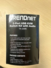 Trendnet Tk-209k 2-port Usb Kvm Switch Kit With Audio - Opened Brand New In Box