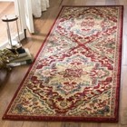 Long Runner Traditional Oriental Medallion Red Area Rug   free Shipping  