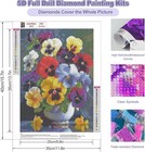 Diamond Painting Kits For Adults  5d Diy Orchid Diamond Art Kits For Beginners 