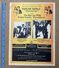 1982 The Fearless 4 Mcs Cold Crush Bros Spoonie Gee Nyc Rap Show Flyer Hip Hop