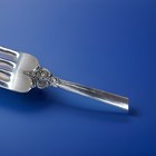 Wallace Grand Baroque Sterling Silver Dinner Fork 7 1 2  No Monogram