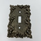 3 Vtg American Tack   Howe Co Light Switch Outlet Cover 2 1967 Floral   1976 Mop