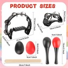 16-piece Tambourine Maracas Egg Shaker Hand Percussion Instrument Set