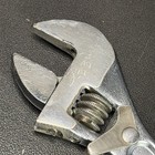 Vintage Vlchek Av8 Adjustable Crescent Wrench  8      clik-stop  Usa Owners Marks